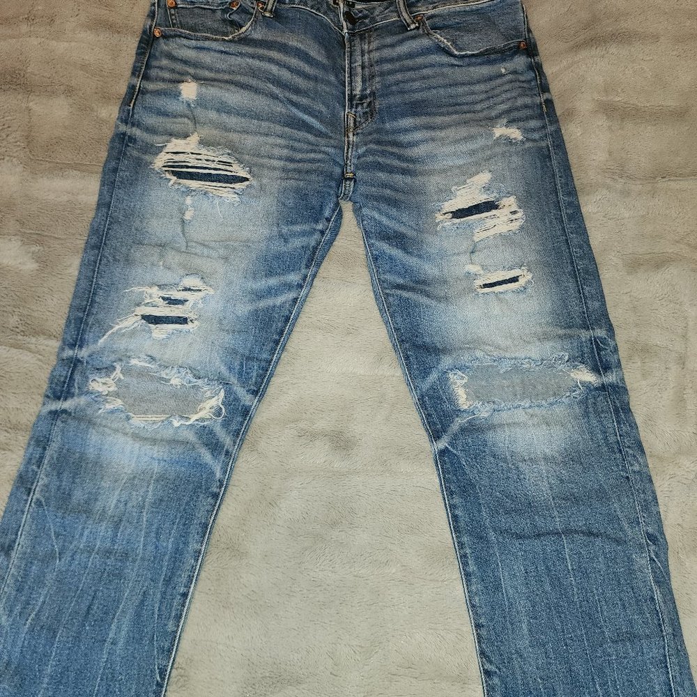 Mens American Eagle Airflex 34x32 Skinny Jeans